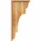 Ekena Millwork New Brighton Rough Sawn Corbel w/Backplate, Western Red Cedar, 8"W x 14"D x 30"H COR08X14X30NEB01RWR - alternate 4